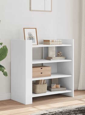 VidaXL Dressoir 73,5x35x75 cm bewerkt hout wit