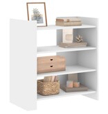 VidaXL Dressoir 73,5x35x75 cm bewerkt hout wit