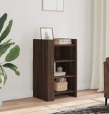 VidaXL Dressoir 45x35x75 cm bewerkt hout bruin eikenkleur