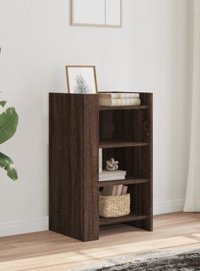 VidaXL Dressoir 45x35x75 cm bewerkt hout bruin eikenkleur