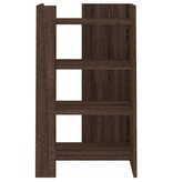 VidaXL Dressoir 45x35x75 cm bewerkt hout bruin eikenkleur