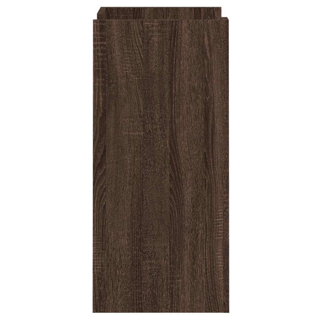 VidaXL Dressoir 45x35x75 cm bewerkt hout bruin eikenkleur