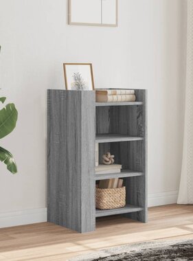 VidaXL Dressoir 45x35x75 cm bewerkt hout grijs sonoma eikenkleurig