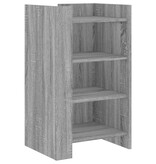 VidaXL Dressoir 45x35x75 cm bewerkt hout grijs sonoma eikenkleurig