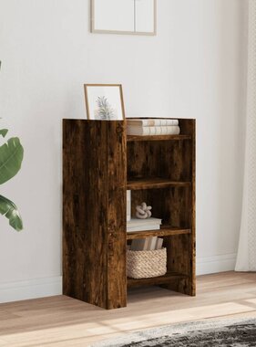 VidaXL Dressoir 45x35x75 cm bewerkt hout gerookt eiken