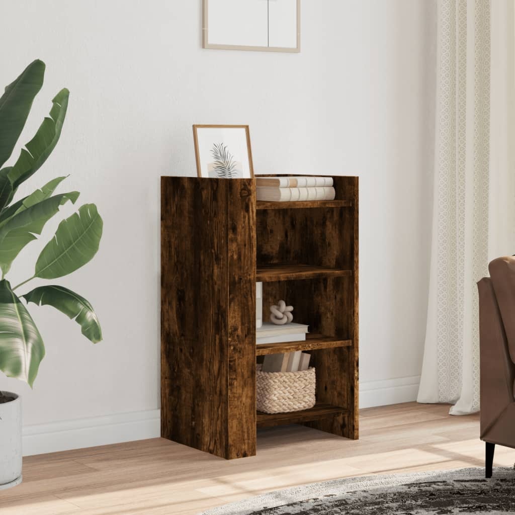 VidaXL Dressoir 45x35x75 cm bewerkt hout gerookt eiken