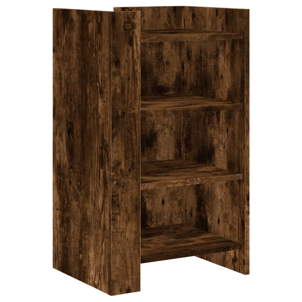 VidaXL Dressoir 45x35x75 cm bewerkt hout gerookt eiken