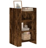 VidaXL Dressoir 45x35x75 cm bewerkt hout gerookt eiken