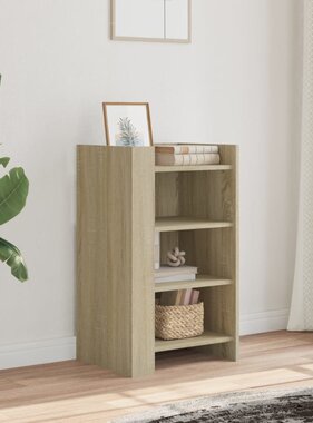 VidaXL Dressoir 45x35x75 cm bewerkt hout sonoma eikenkleurig