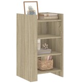 VidaXL Dressoir 45x35x75 cm bewerkt hout sonoma eikenkleurig