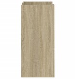 VidaXL Dressoir 45x35x75 cm bewerkt hout sonoma eikenkleurig