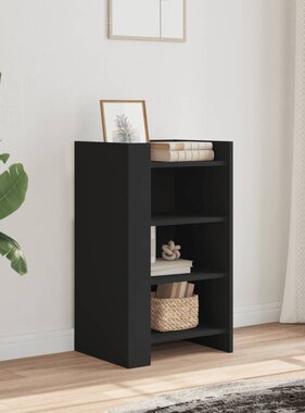 VidaXL Dressoir 45x35x75 cm bewerkt hout zwart