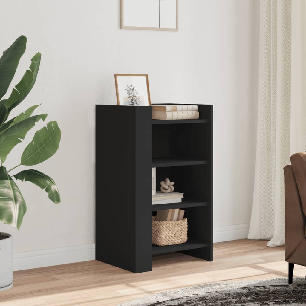 VidaXL Dressoir 45x35x75 cm bewerkt hout zwart