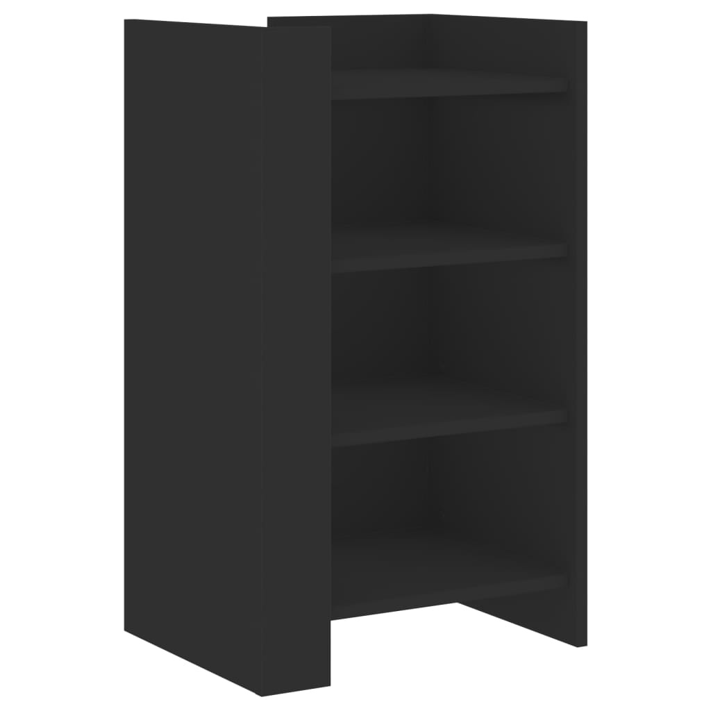 VidaXL Dressoir 45x35x75 cm bewerkt hout zwart