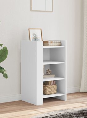 VidaXL Dressoir 45x35x75 cm bewerkt hout wit