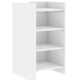 VidaXL Dressoir 45x35x75 cm bewerkt hout wit
