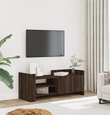 VidaXL Tv-meubel 100x35x40 cm bewerkt hout bruin eikenkleur