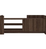 VidaXL Tv-meubel 100x35x40 cm bewerkt hout bruin eikenkleur