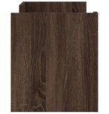 VidaXL Tv-meubel 100x35x40 cm bewerkt hout bruin eikenkleur