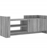 VidaXL Tv-meubel 100x35x40 cm bewerkt hout grijs sonoma eikenkleurig