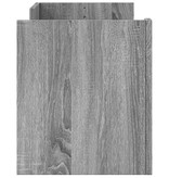 VidaXL Tv-meubel 100x35x40 cm bewerkt hout grijs sonoma eikenkleurig