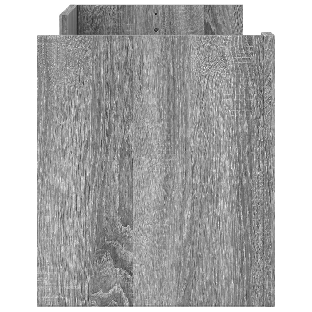 VidaXL Tv-meubel 100x35x40 cm bewerkt hout grijs sonoma eikenkleurig