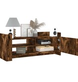 VidaXL Tv-meubel 100x35x40 cm bewerkt hout gerookt eikenkleurig