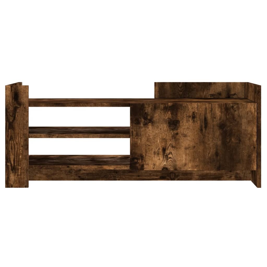 VidaXL Tv-meubel 100x35x40 cm bewerkt hout gerookt eikenkleurig