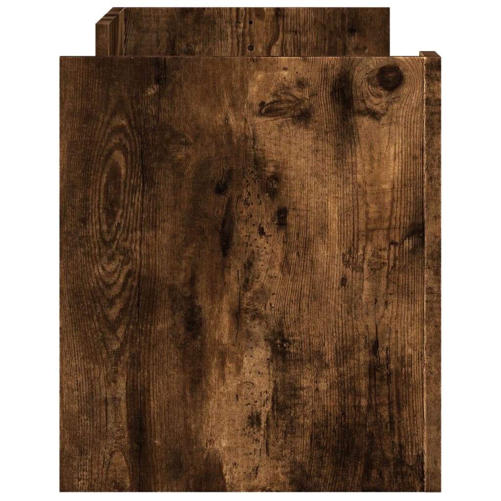 VidaXL Tv-meubel 100x35x40 cm bewerkt hout gerookt eikenkleurig