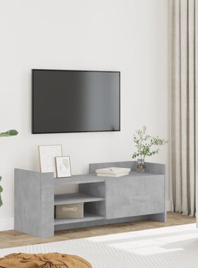 VidaXL Tv-meubel 100x35x40 cm bewerkt hout betongrijs