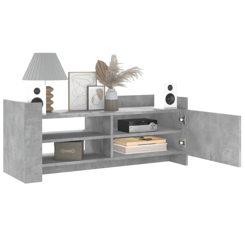 VidaXL Tv-meubel 100x35x40 cm bewerkt hout betongrijs