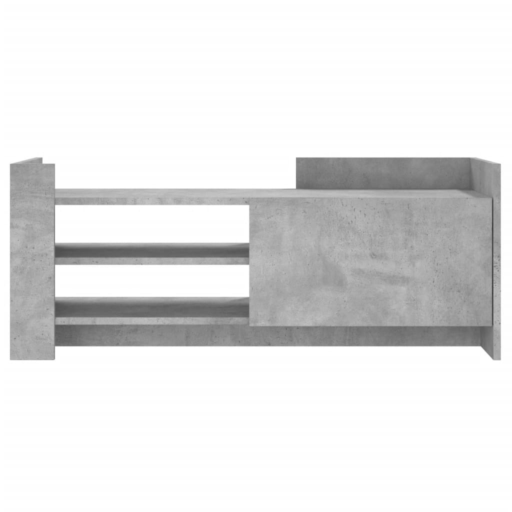 VidaXL Tv-meubel 100x35x40 cm bewerkt hout betongrijs