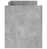 VidaXL Tv-meubel 100x35x40 cm bewerkt hout betongrijs