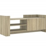 VidaXL Tv-meubel 100x35x40 cm bewerkt hout sonoma eikenkleurig