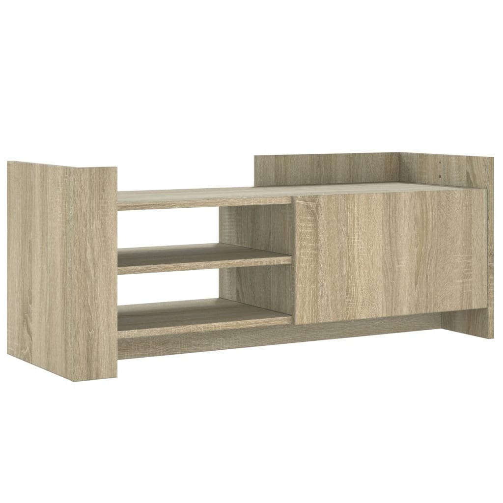 VidaXL Tv-meubel 100x35x40 cm bewerkt hout sonoma eikenkleurig