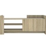VidaXL Tv-meubel 100x35x40 cm bewerkt hout sonoma eikenkleurig