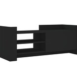VidaXL Tv-meubel 100x35x40 cm bewerkt hout zwart