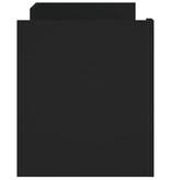 VidaXL Tv-meubel 100x35x40 cm bewerkt hout zwart