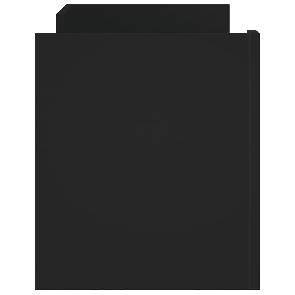 VidaXL Tv-meubel 100x35x40 cm bewerkt hout zwart