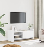 VidaXL Tv-meubel 100x35x40 cm bewerkt hout wit