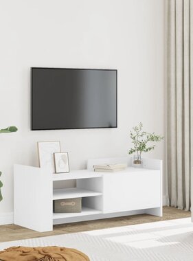 VidaXL Tv-meubel 100x35x40 cm bewerkt hout wit
