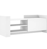 VidaXL Tv-meubel 100x35x40 cm bewerkt hout wit