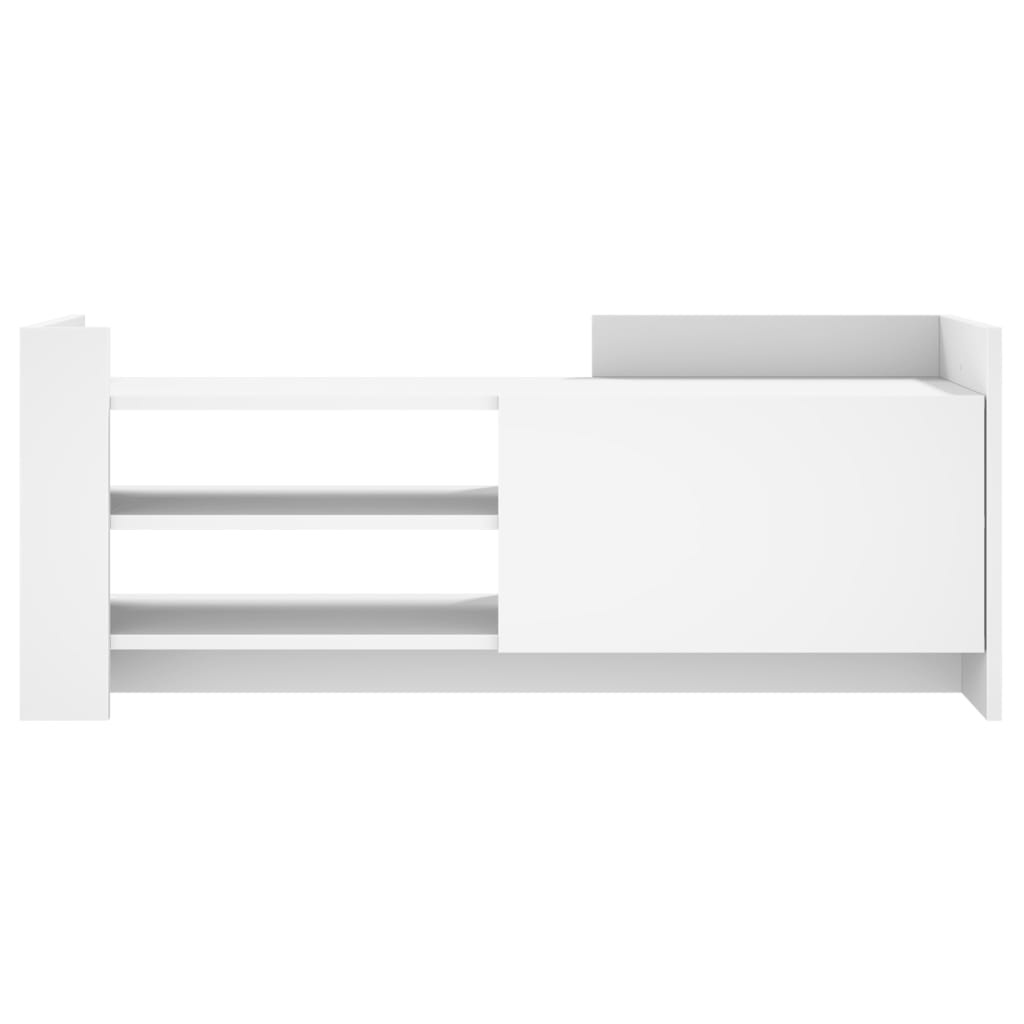 VidaXL Tv-meubel 100x35x40 cm bewerkt hout wit