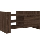 VidaXL Tv-meubel 80x35x40 cm bewerkt hout bruin eikenkleurig