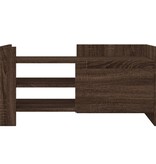 VidaXL Tv-meubel 80x35x40 cm bewerkt hout bruin eikenkleurig