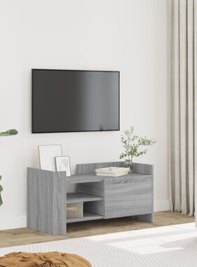 VidaXL Tv-meubel 80x35x40 cm bewerkt hout grijs sonoma eikenkleurig