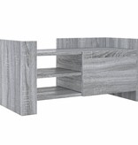 VidaXL Tv-meubel 80x35x40 cm bewerkt hout grijs sonoma eikenkleurig