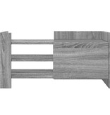 VidaXL Tv-meubel 80x35x40 cm bewerkt hout grijs sonoma eikenkleurig