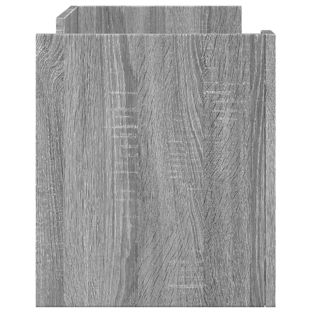 VidaXL Tv-meubel 80x35x40 cm bewerkt hout grijs sonoma eikenkleurig