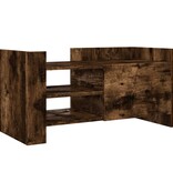 VidaXL Tv-meubel 80x35x40 cm bewerkt hout gerookt eikenkleurig